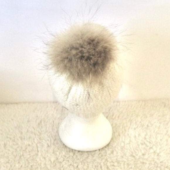 Rudsak Knit Beanie With Fur Pom Pom - Picture 4 of 11